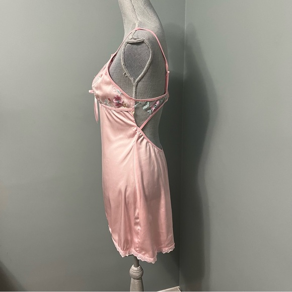 SOLY HUX floral embroidery lace satin chemise nightgown slip dress sleep wear - Picture 5 of 13